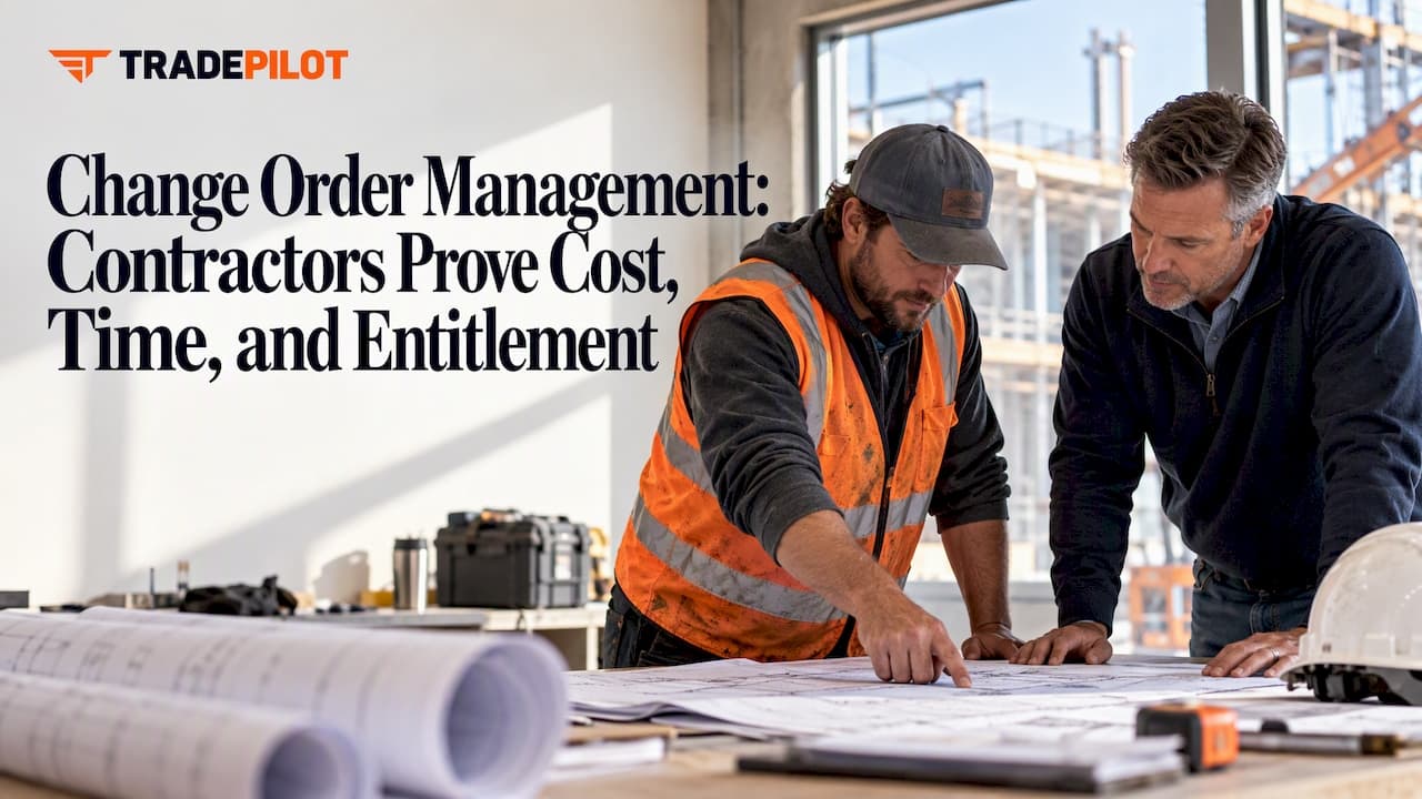 Change Order Management: Contractors Prove Cost, Time, and Entitlement